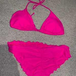 Pink bikini